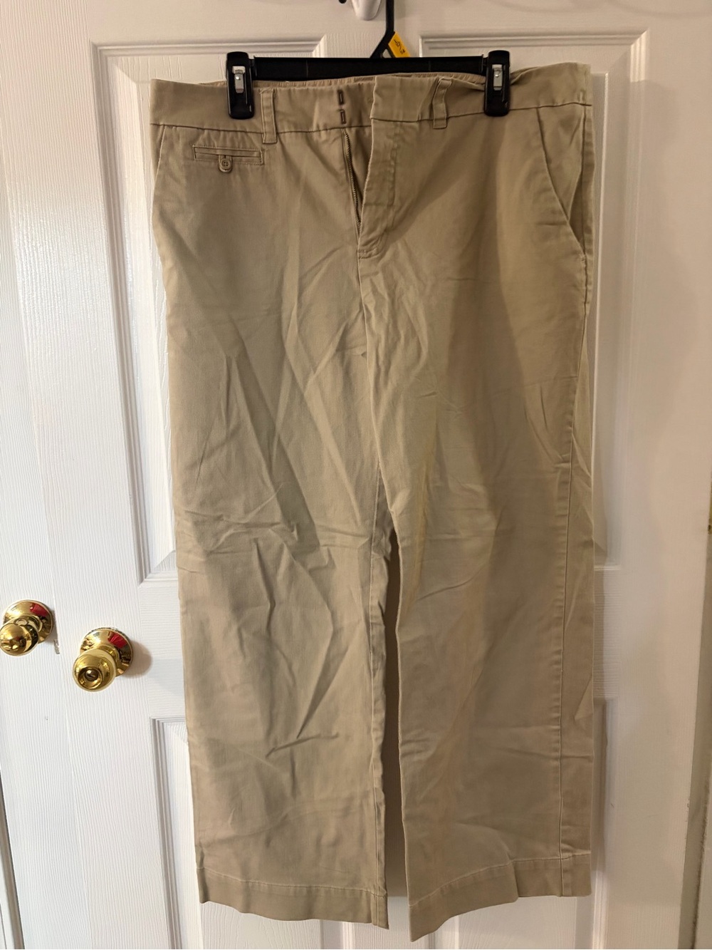 Merona Women's Beige Straight-Leg Trousers